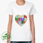 Женская футболка органик