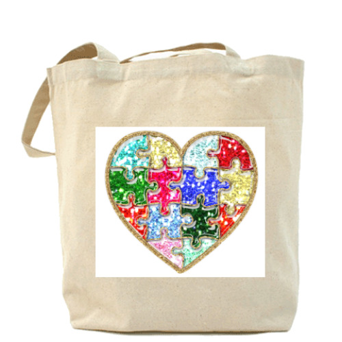 Сумка шоппер Сердце