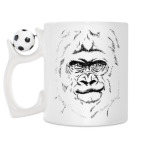 Кружка с футбольным мячиком
