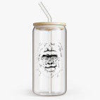 Банка с бамбуковой крышкой