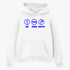 Толстовка худи оверсайз