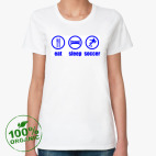 Женская футболка органик