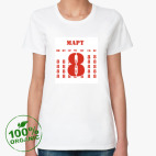 Женская футболка органик