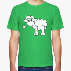 Классическая футболка Овца с клевером