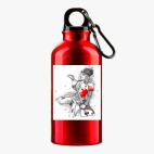 Металлическая бутылка 400 мл UV-DTF