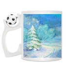 Кружка с футбольным мячиком