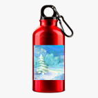 Металлическая бутылка 400 мл UV-DTF