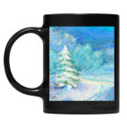 Кружка цветная UV-DTF