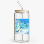 Банка с бамбуковой крышкой