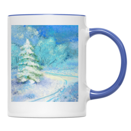 Кружка волшебная зима