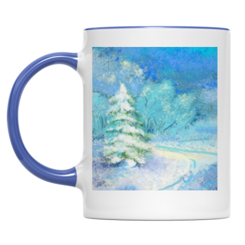 Кружка волшебная зима