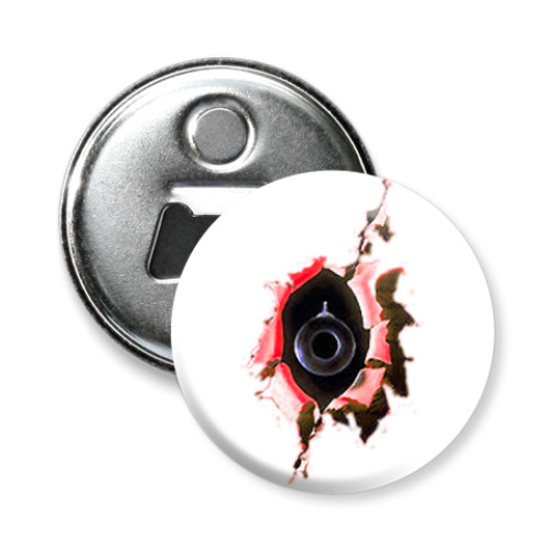 Магнит-открывашка с принтом  Дуло