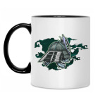 Кружка двухцветная