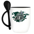 Кружка с ложкой