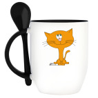 Кружка с ложкой