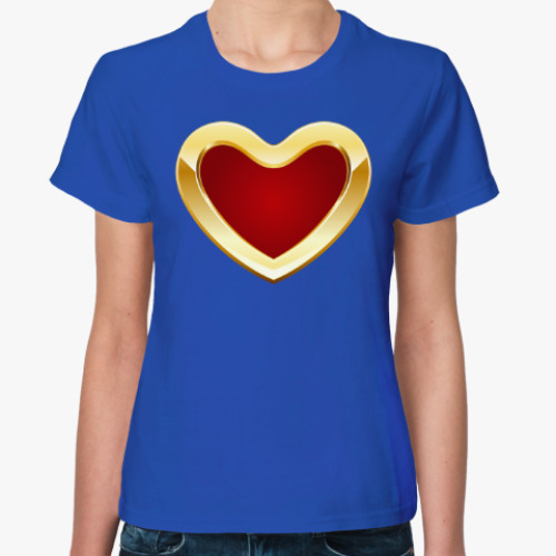 Женская футболка Golden Heart
