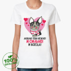 Женская футболка органик