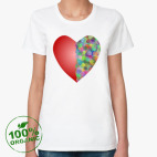 Женская футболка органик