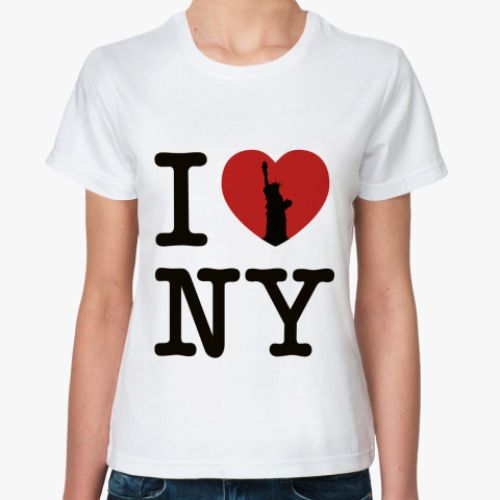 Классическая футболка love NY