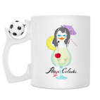 Кружка с футбольным мячиком