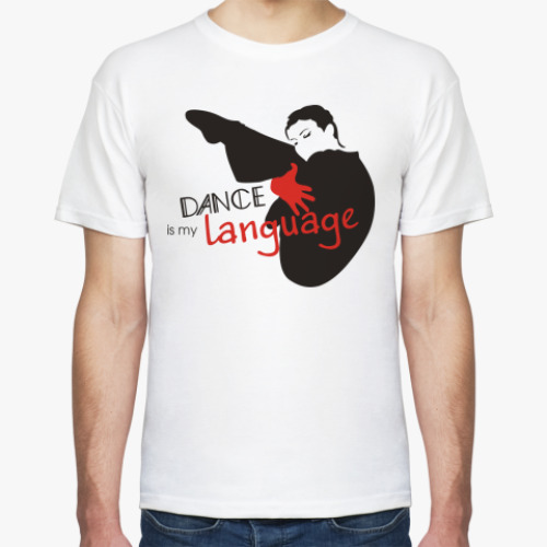 Футболка Dance is my language