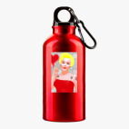 Металлическая бутылка 400 мл UV-DTF