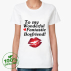 Женская футболка органик