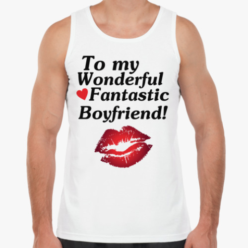 Майка с принтом Для парня