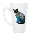 Кружка латте (510 мл) Котик космический