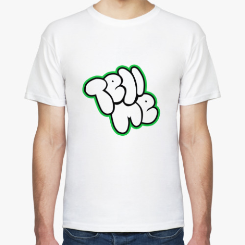 Футболка с принтом Tell Me