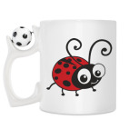 Кружка с футбольным мячиком