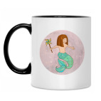 Кружка двухцветная