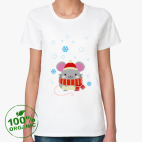 Женская футболка органик