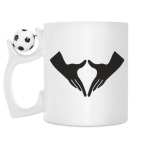 Кружка с футбольным мячиком