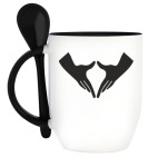 Кружка с ложкой