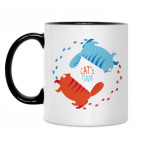 Кружка двухцветная