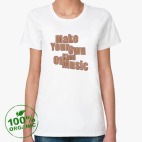 Женская футболка органик