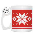 Кружка с футбольным мячиком