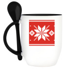 Кружка с ложкой