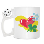 Кружка с футбольным мячиком