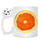 Кружка с футбольным мячиком