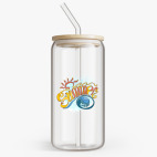 Банка с бамбуковой крышкой