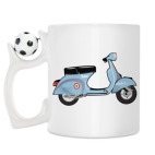 Кружка с футбольным мячиком