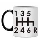 Кружка двухцветная