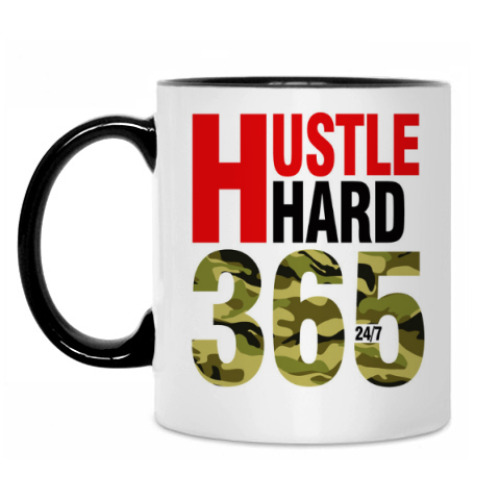 Кружка Hustle HARD 365