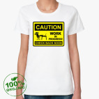 Женская футболка органик