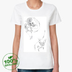 Женская футболка органик