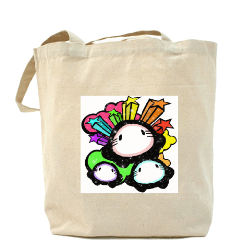 Сумка шоппер с принтом Cutie