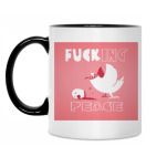 Кружка двухцветная