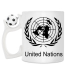 Кружка с футбольным мячиком